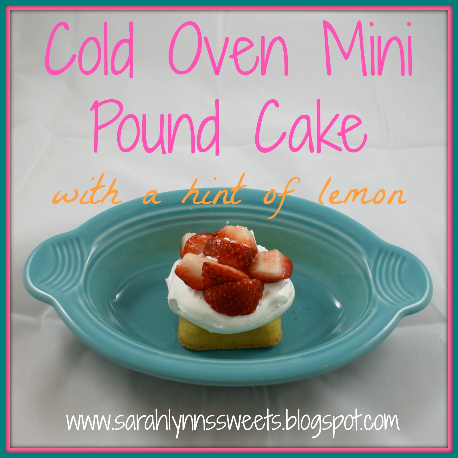 Cold Oven Pound Cake Recipe