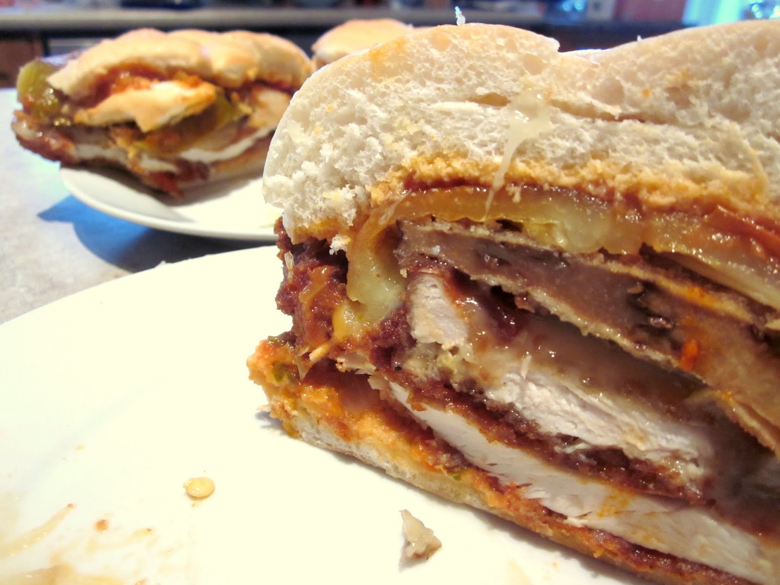 Make, Jane, make! Chicken and Eggplant Parmigiana Sandwich