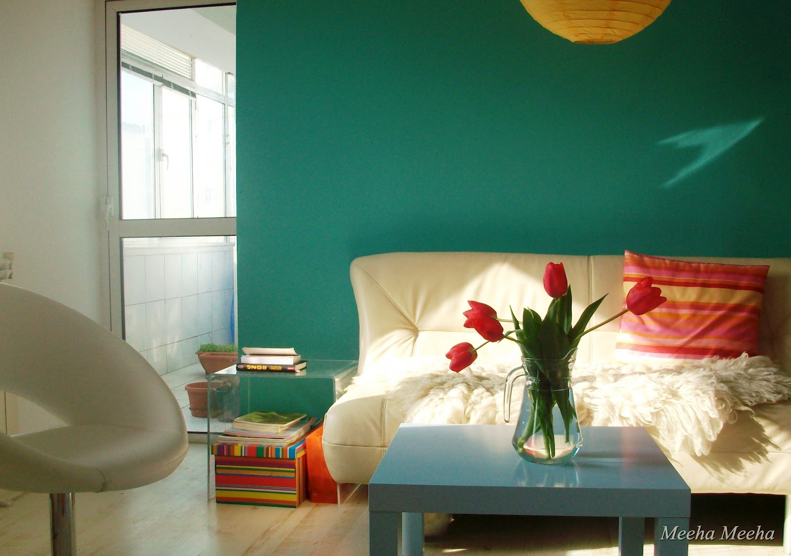 Meeha Meeha: Turquoise living room