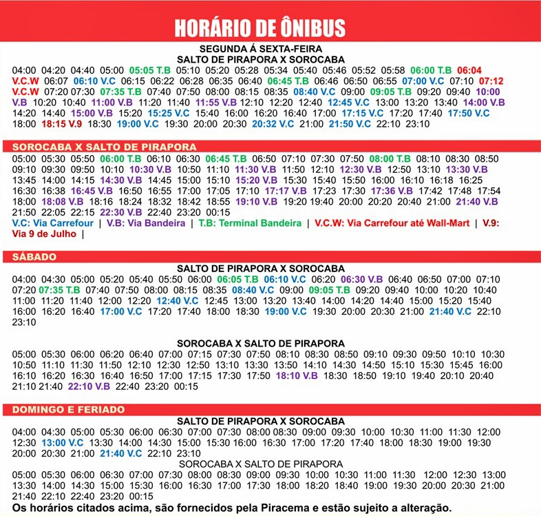 Horário Do ônibus 883 Terminal De Laranjeiras Horário de Ônibus ~ Salto de Pirapora