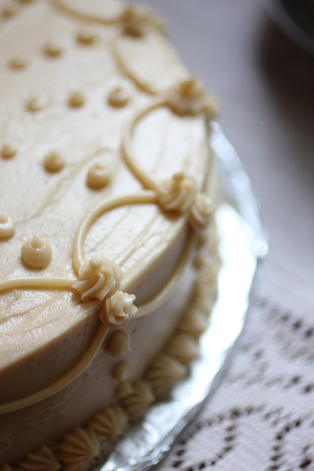 Sweet Freedom Cake Decorating Mocha Buttercream & Butterscotch Filling