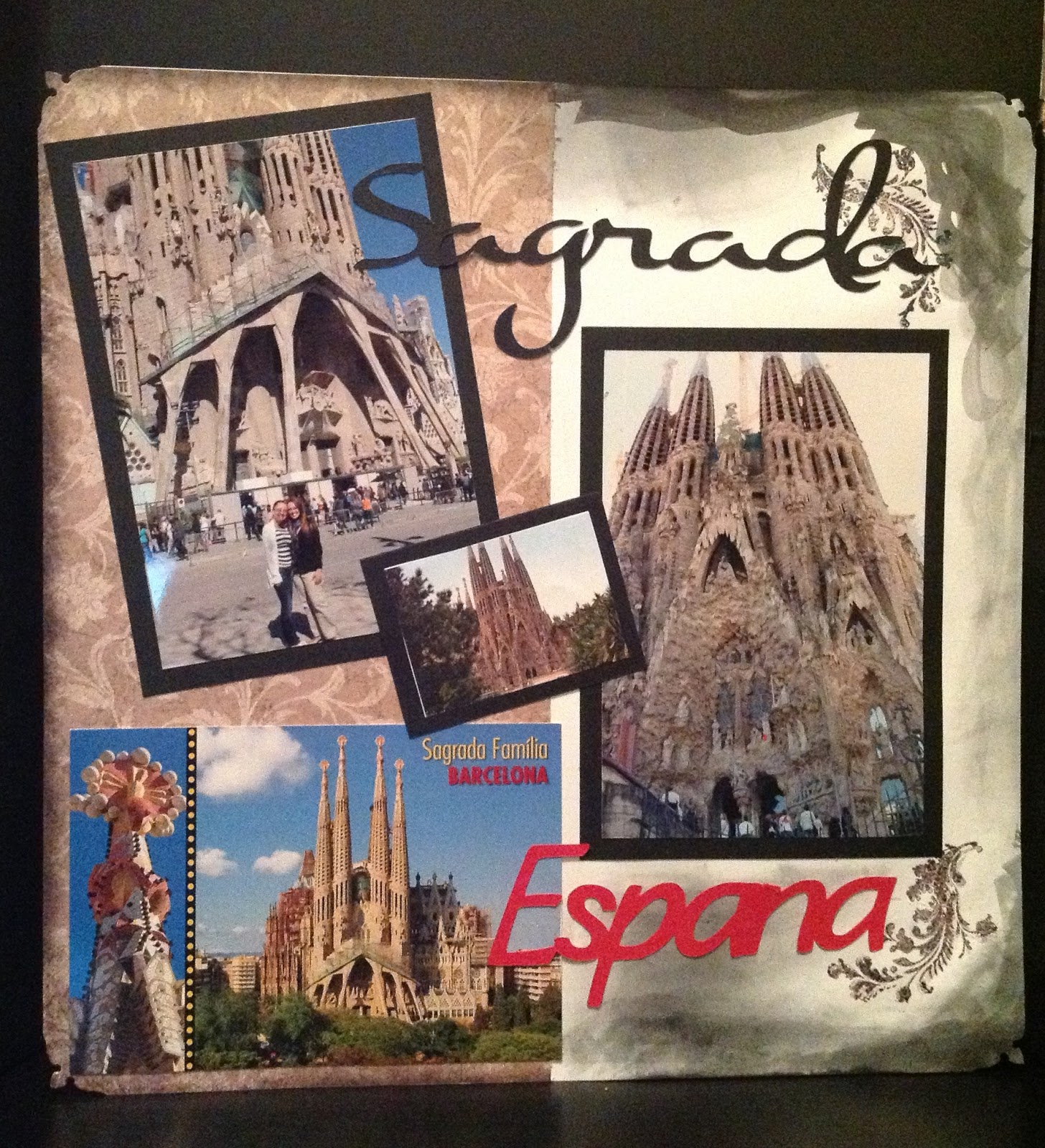 Craft Room Secrets Spain Travel Scrapbook Pages Barcelona