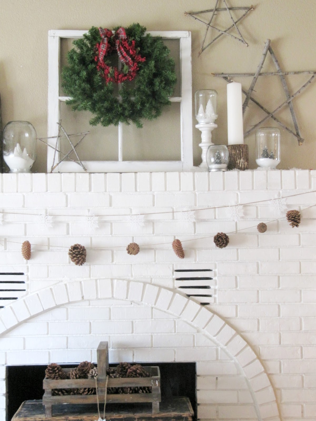 My Winter Wonderland Christmas Mantel The Wicker House