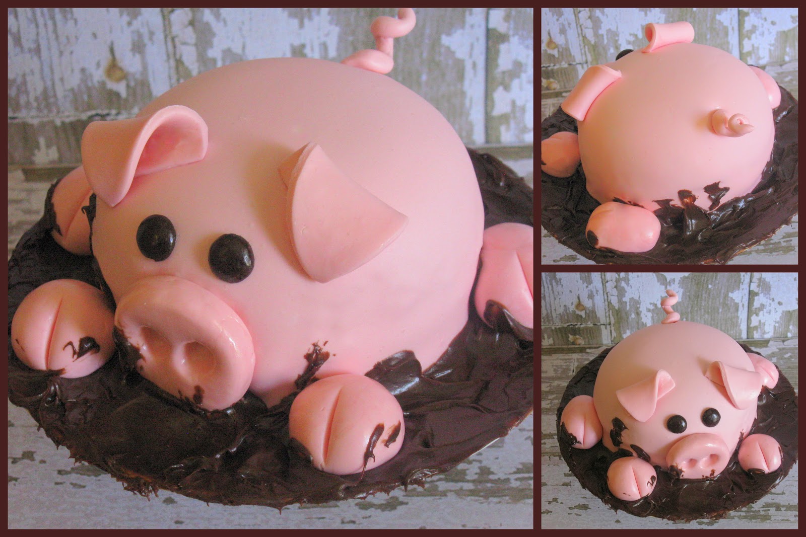 Piggy Cake, Food, Cake Ideas, Pigs, Mud Cake, Birthday