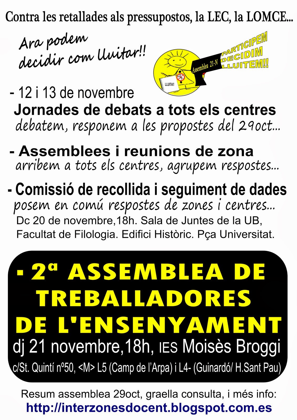 CARTELL CONVOCATÒRIES NOV