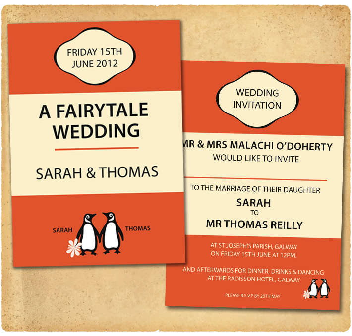 book invitation template