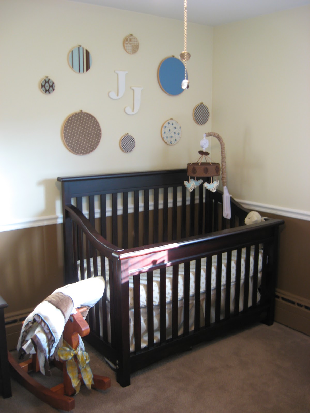 PinsterSisters Embroidery Hoop Nursery Art