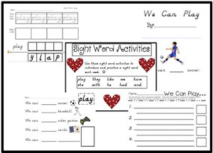 Sight Word Activity Pack