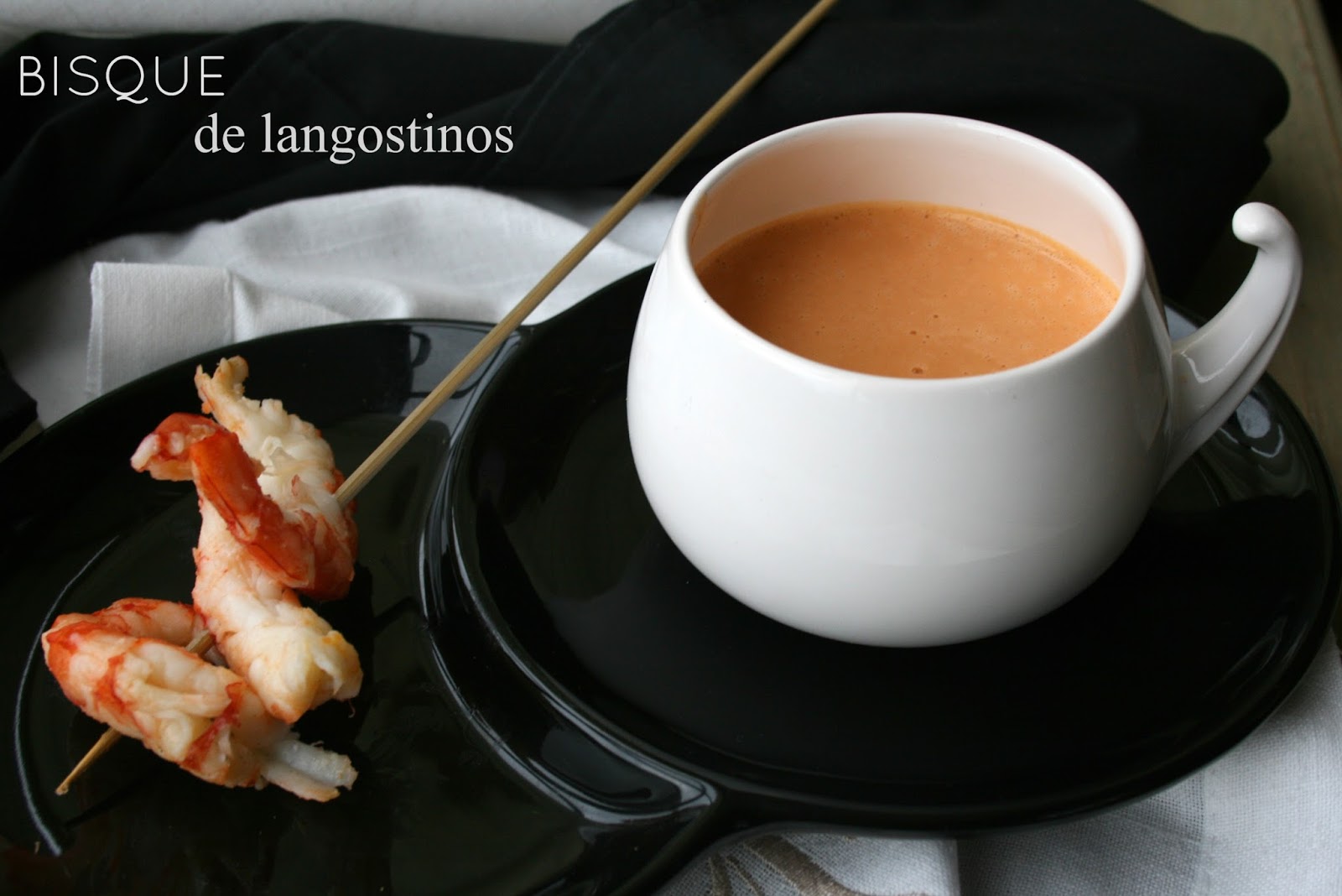 BISQUE DE LANGOSTINOS El Ágora de Ángeles