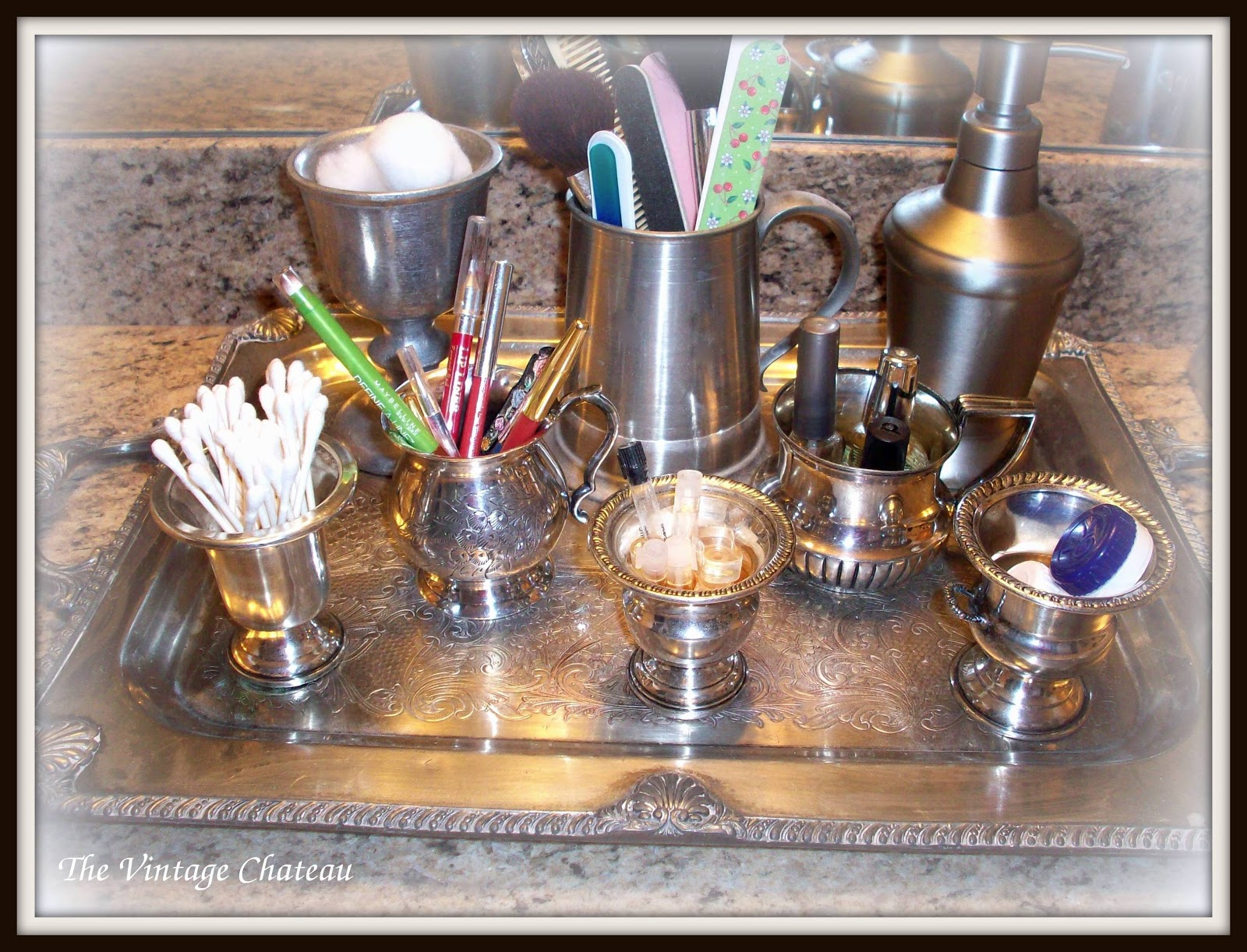 The Vintage Chateau Silver Baby Cups