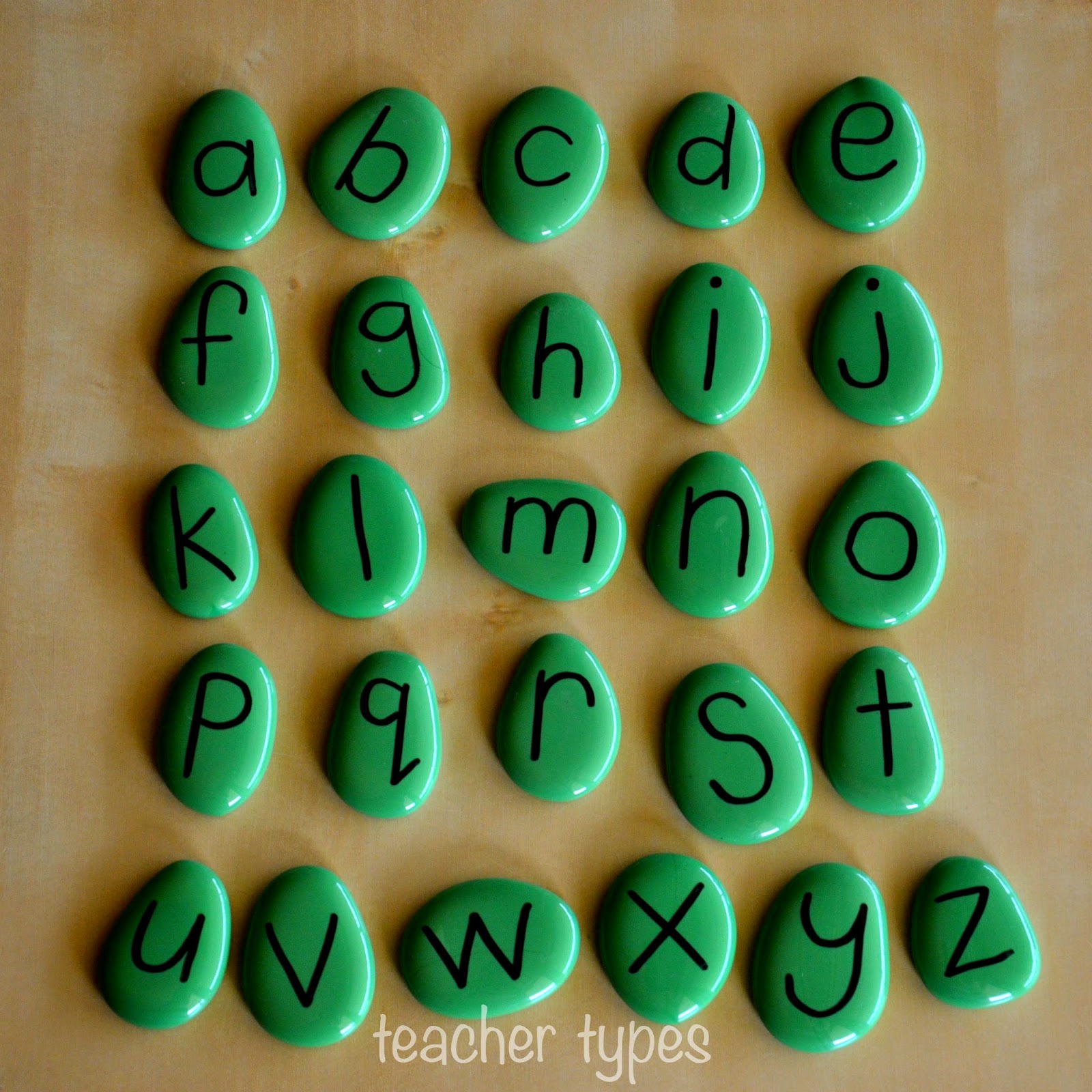Alphabet Pebbles Wonderful Word Building Teacher Types