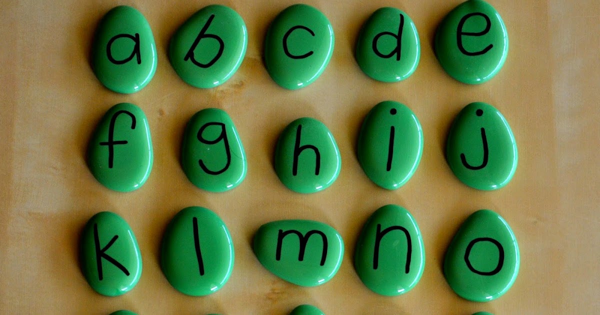 Alphabet Pebbles Wonderful Word Building Teacher Types