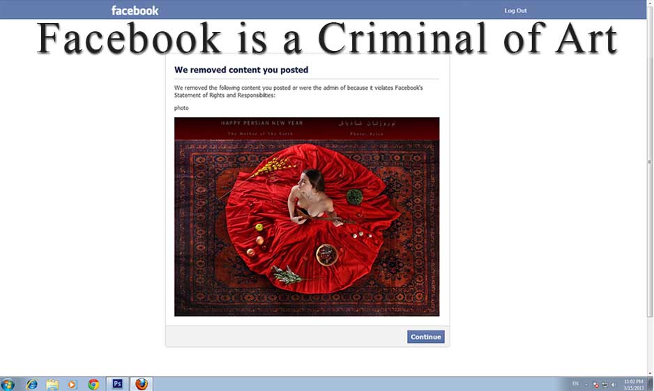 Facebook is a Criminal of Art