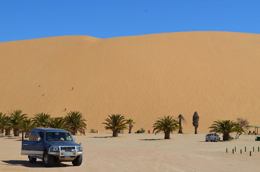 Scott & Michelle's Big Adventure Dune 7, Namibia. Every boys (and mans