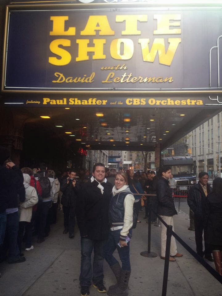 First Time Going to a Letterman Show!