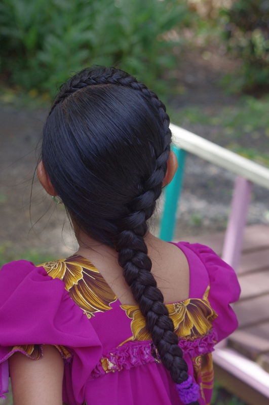 Hairstyles Master Micronesian Girl Side Dutch Braid