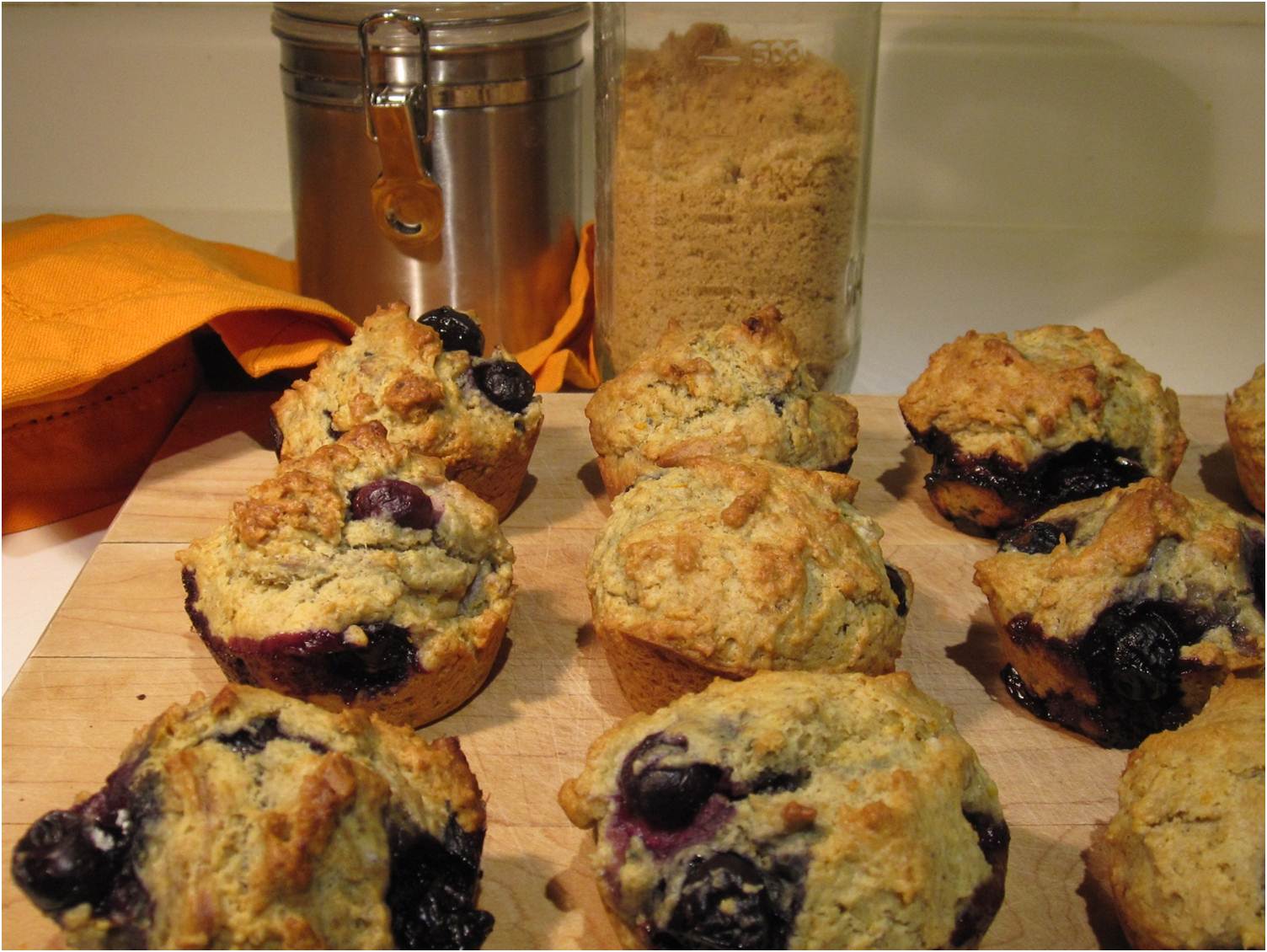 Edible biology Blueberry and Orange Zest Muffins