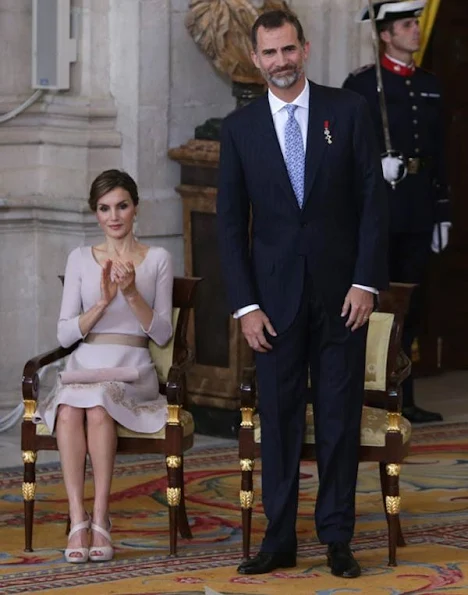 Spanish Royals deliver 'Order of the Civil Merit' awards. King Felipe VI of Spain and Queen Letizia of Spain attend the 'Order of the Civil Merit' ceremony 