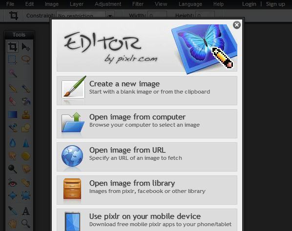 Pixlr Editor