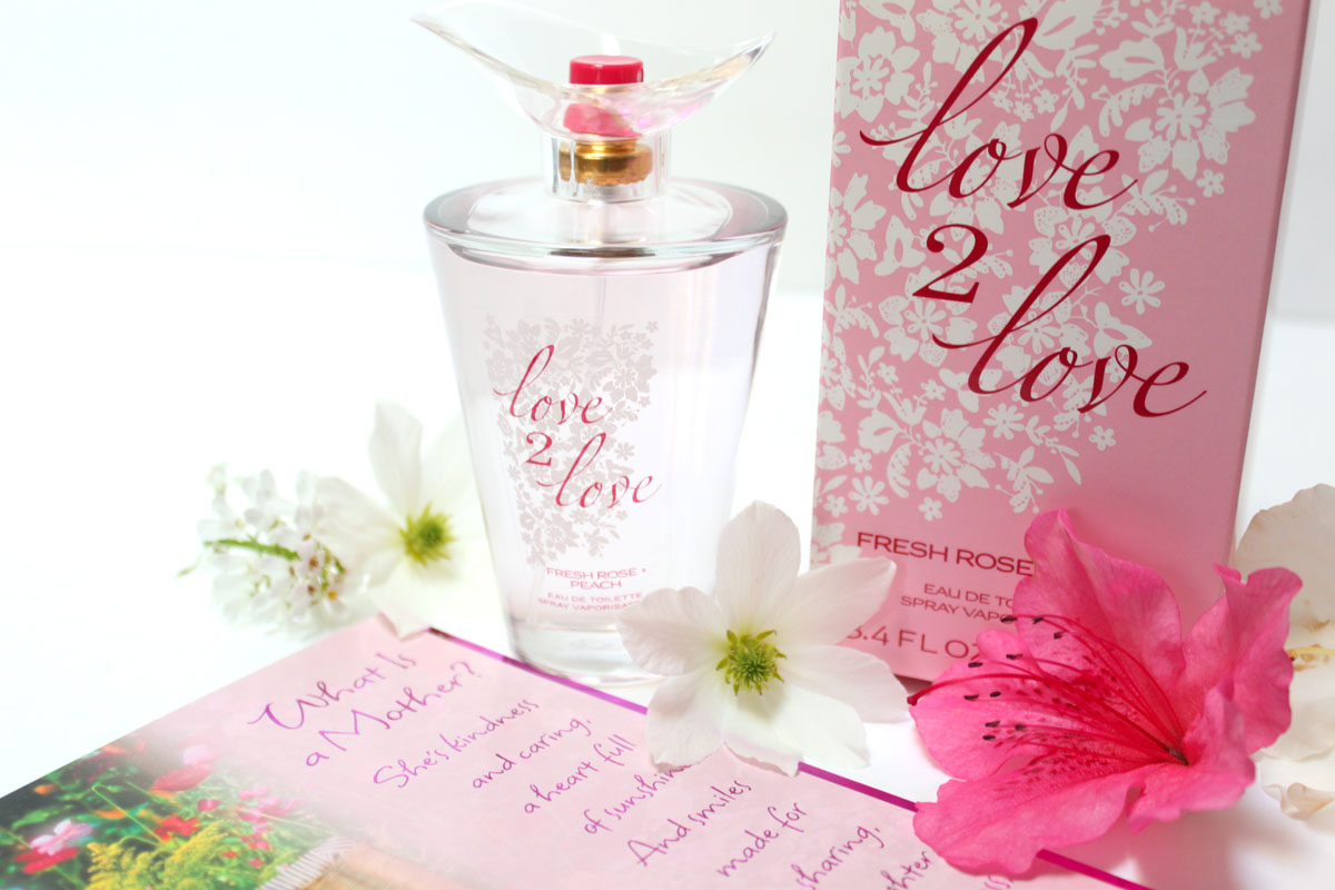 Love 2 Love Tester Spray Fresh Rose + Peach, 3.4 Fl Oz, Multiple Language  Text