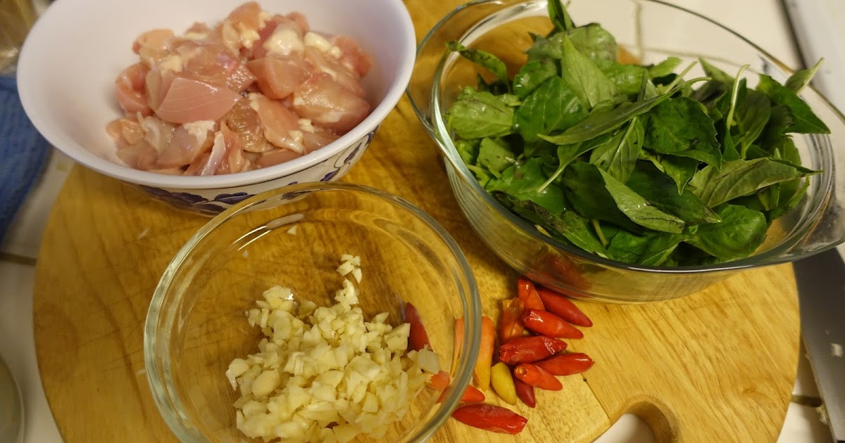 Chicken Thai Basil Stir Fry Super Easy Kathy Nom Nom