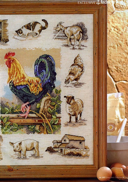 Ricamo A Punto Croce La Fattoria E I Suoi Animali Schemi Gratuiti Per Punto Croce