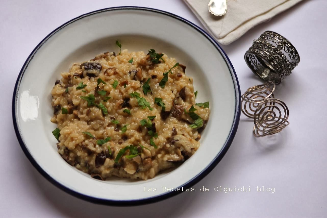 RISOTTO AI FUNGHI PORCINI (THERMOMIX) LAS RECETAS DE OLGUICHI