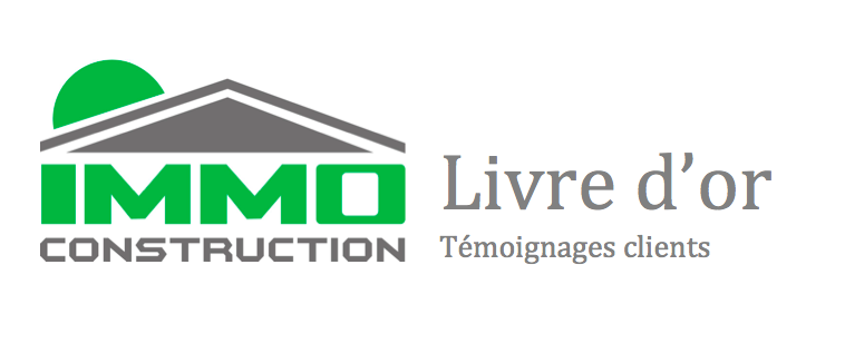 Le Livre d'Or - Immo Construction