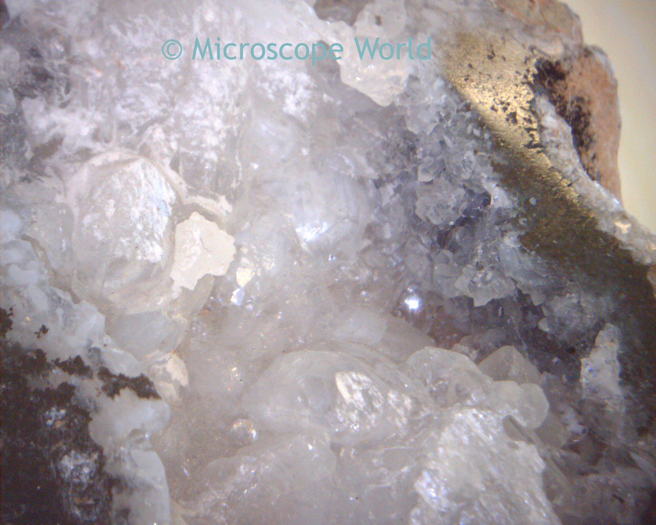 Microscope World Blog Quartz & Metal Under Microscope