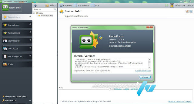 AI RoboForm Enterprise 7.9.3.3 Español AI RoboForm Enterprise 7.9.3.3 Español