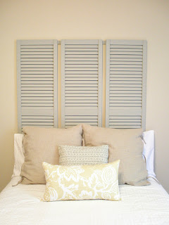 Shutter Headboard - www.adorbymelissa.com