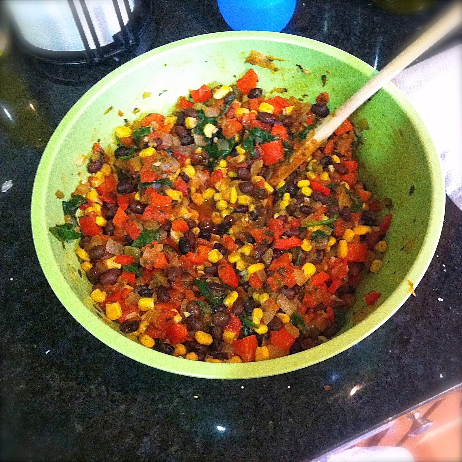 BinomialBaker Quinoa Enchilada Casserole