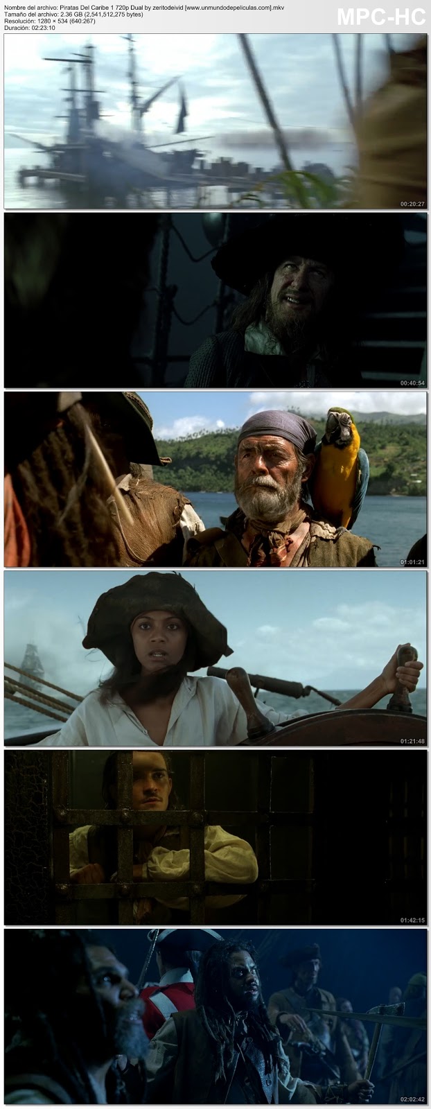 Capturas de la película.