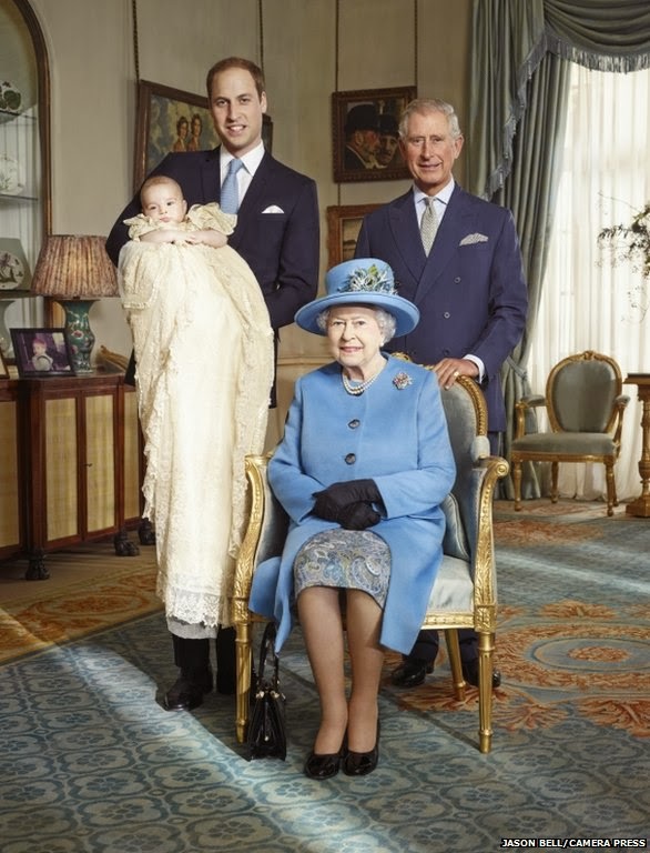 Portrait of the Queen and three future kings released