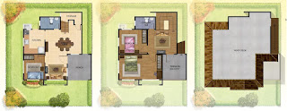 Cypress House Model Floor Plan at Villa Montserrat Taytay