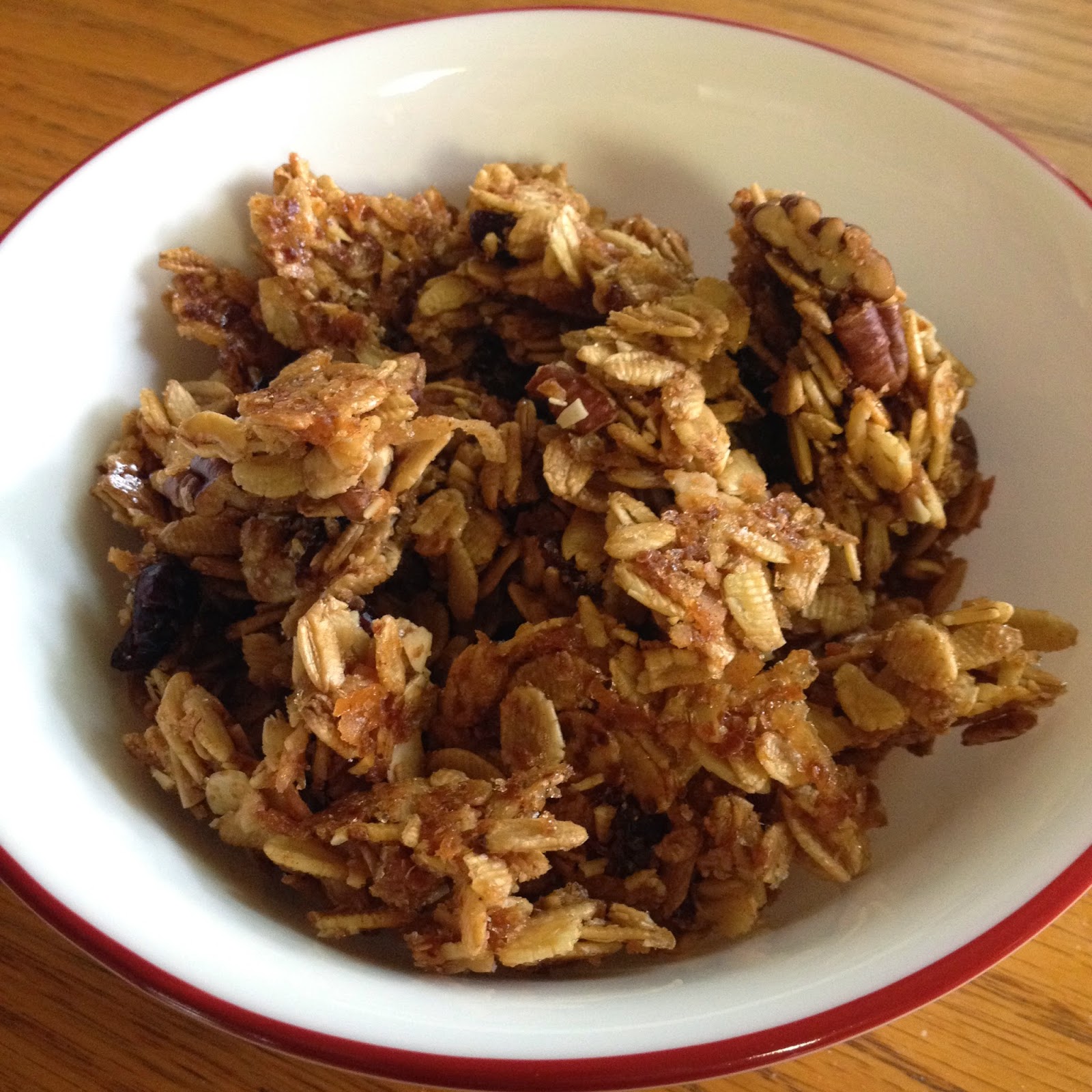 The Wandering Homestead Coconut Granola Clusters