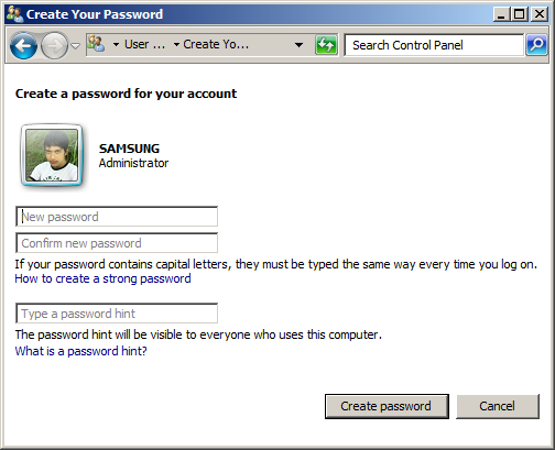 Cara Membuat Password user login di Windows 7 Create+password+user+account+windows