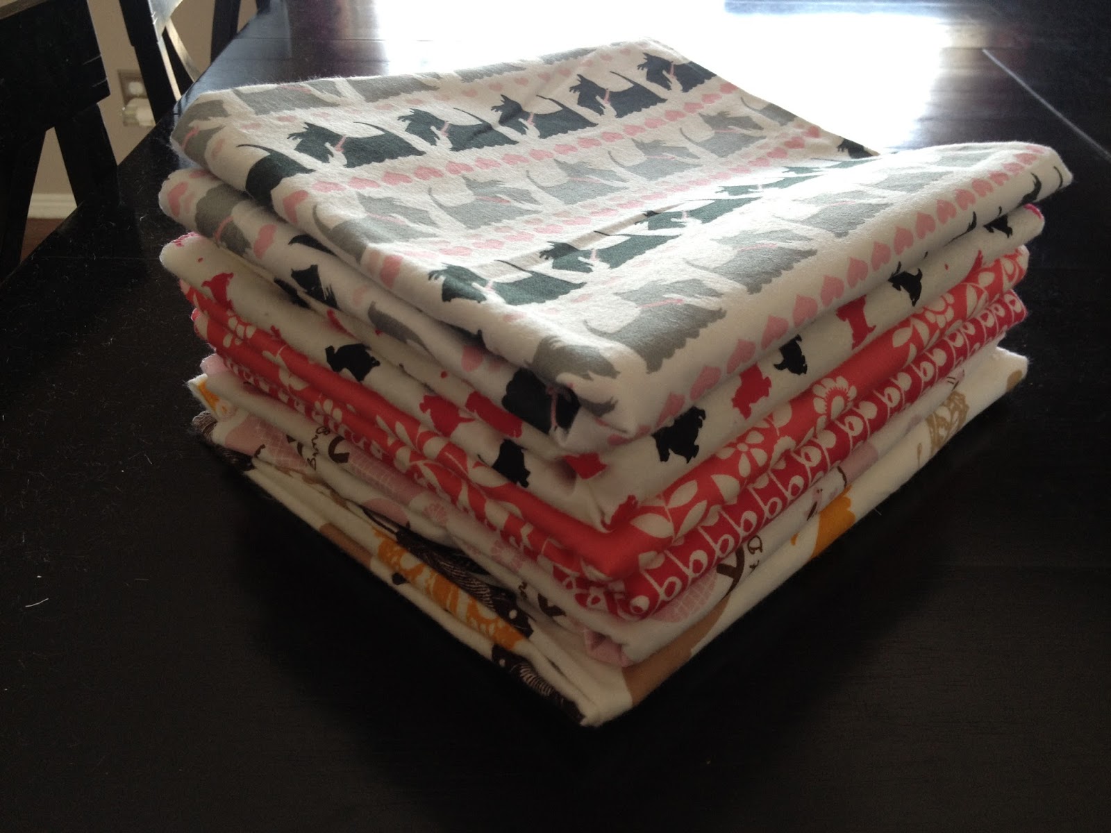 Utah County Mom DIY Swaddling Blankets