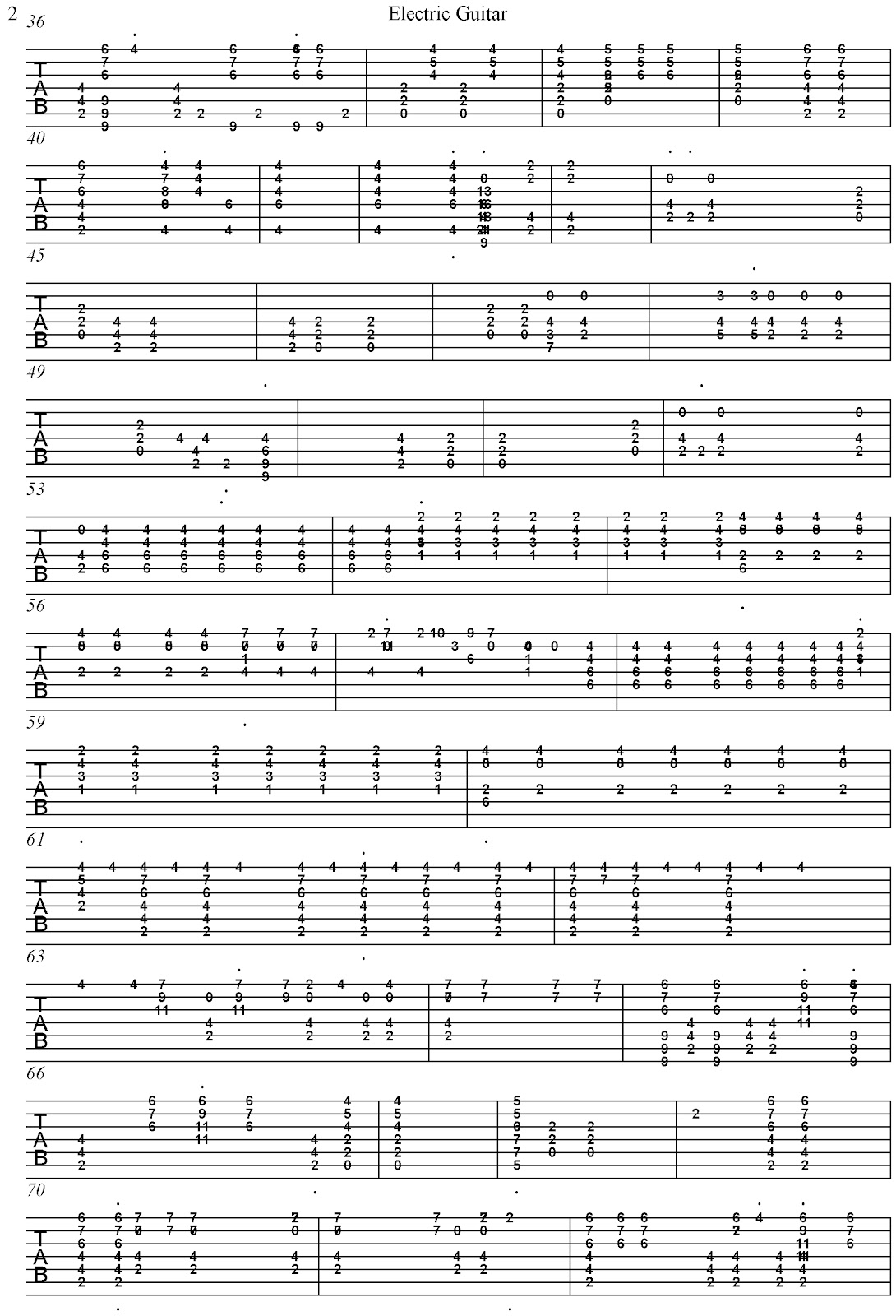 Partitura/tablatura para guitarra de Como olvidarte de Ricardo Arjona