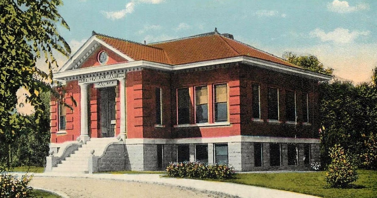 Library Postcards Carnegie Library, Huron, South Dakota