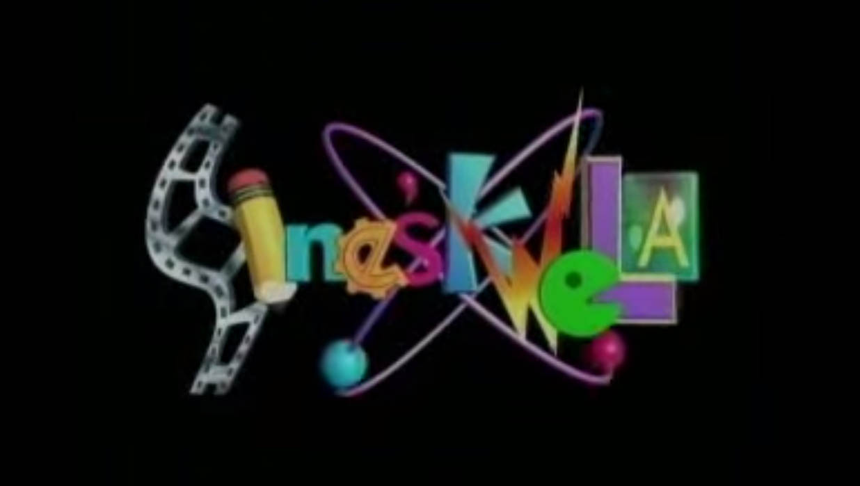 Sineskwela 90's Educational Show for Children Title Card that aired in ABS-CBN during the 90's