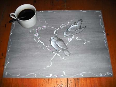 Mes créations pour cadeaux de noel Set+de+table+bois+oiseaux
