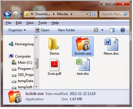 password protect folder on external hard drive
