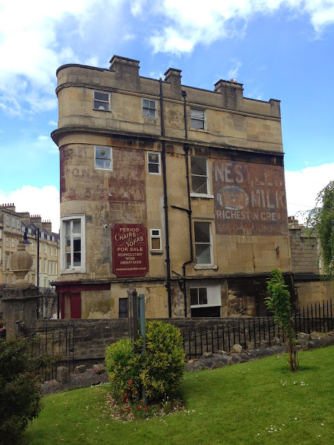 Ghost sign in Bath, Somerset
