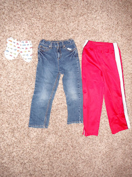 Our kids pants sizes
