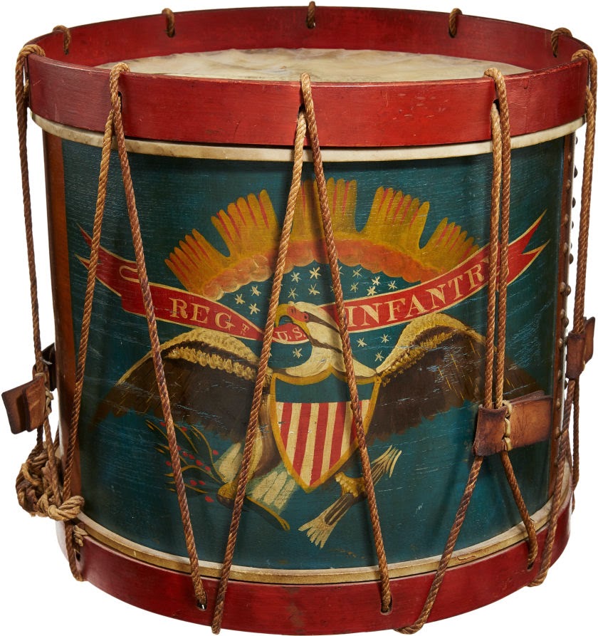 Field Drums (a/k/a Field of Drums) Civil War Contract Drum