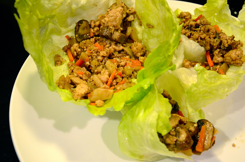 Fancy Napkin .SesameChicken Lettuce Wraps.