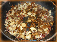 Tagliatelle pancetta e funghi