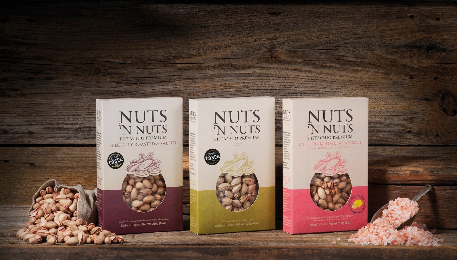 Nuts ‘n Nuts Pistachios Premium Packaging Of The World