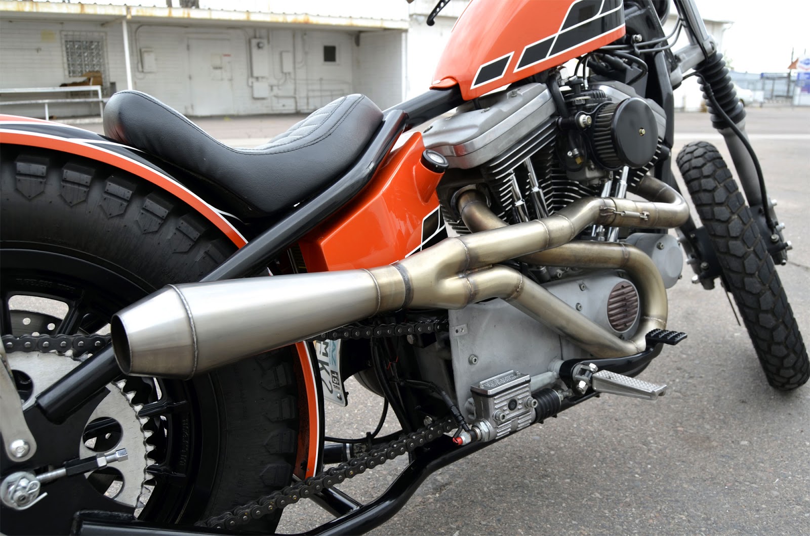 Custom street tracker sportster